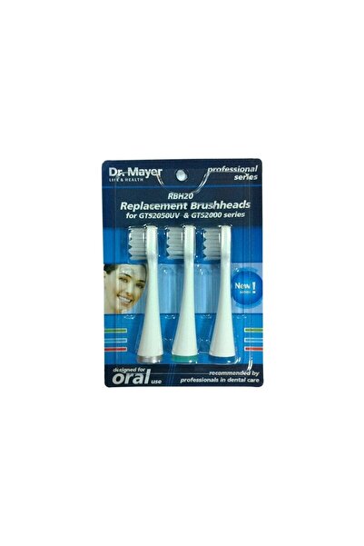 Dr. Mayer Rezerva periuta de dinti electrica RBH20, compatibila cu GTS2000,GTS2050UV, 3 bucati