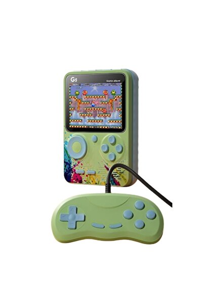 zyteq ZYTEQ®️ G5 portable game console, 3 inch screen, 500 games, retro, green