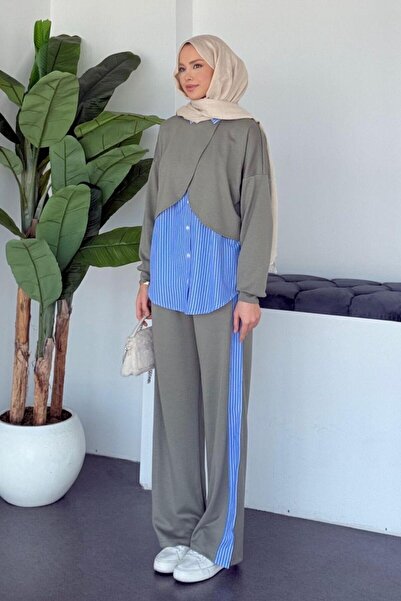 Şulemoda Giyim Sancak Shirt Suit Khaki