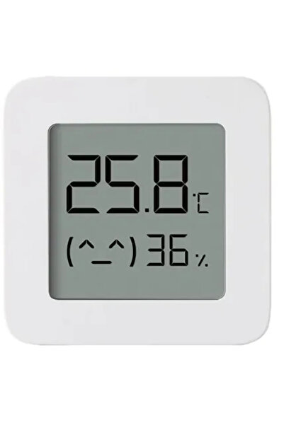 Xiaomi Temperature and humidity sensor, Mi 2 with digital display, Bluetooth, Smart Home, White