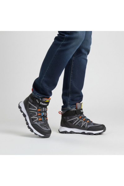 PATİK BEBE Boys' Waterproof Non-Slip Sole Camouflage Sturdy Boots