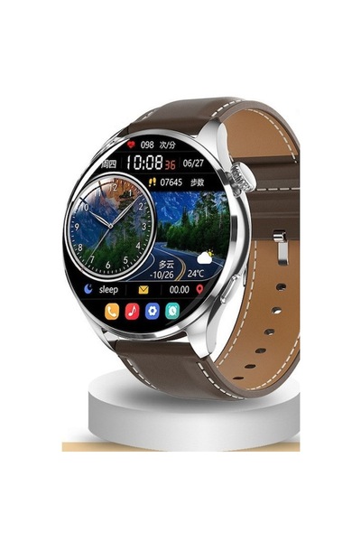 zyteq ZYTEQ smartwatch, 1.46 inch HD screen, heart rate and blood pressure monitoring, silver