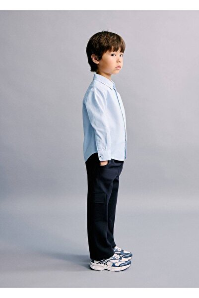 MANGO Baby Pamuklu jogger kargo pantolon