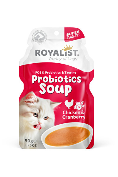 Royalist Cat Probiotics Soup Tavuklu & Yaban Mersinli – Probiyotik Kedi Ödül ...