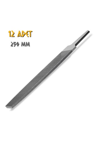 SGS Yassı Düz Eğe Ora Dişli 10" - 250 mm. - 12 Adet