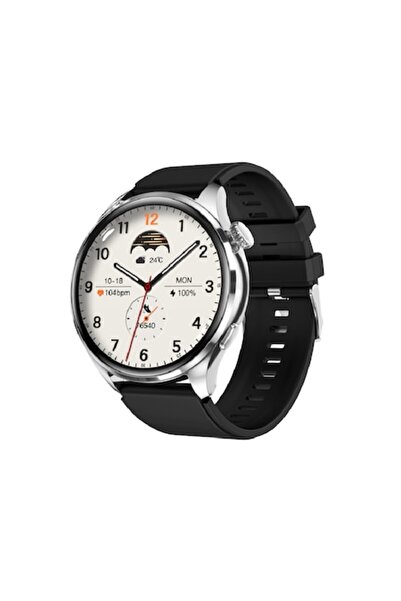 zyteq ZYTEQ smartwatch, 1.46 inch HD screen, heart rate and blood pressure monitoring, silver