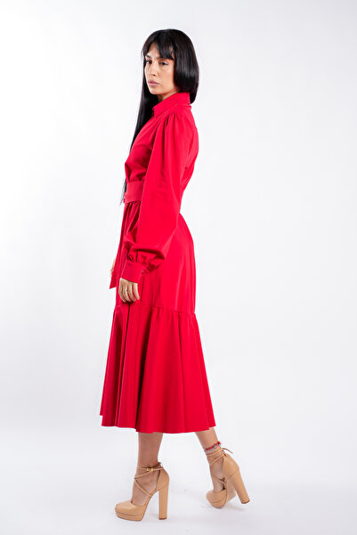 monarh Shirt dress with drawstring and wide skirt
