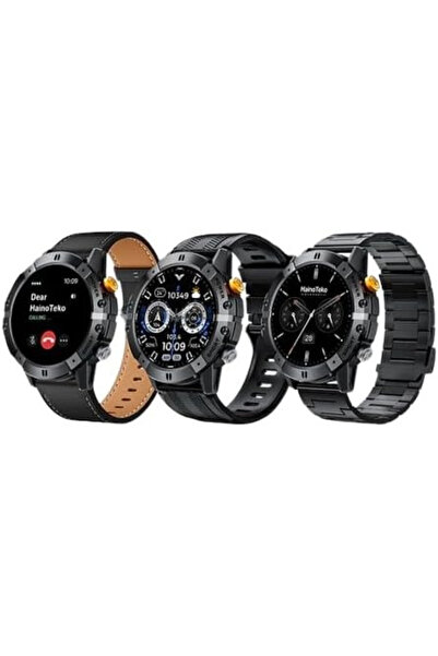 Blackbird Game Center HainoTeko RW-58 Siyah AMOLED Ekran Akıllı Saat Su Geçir...