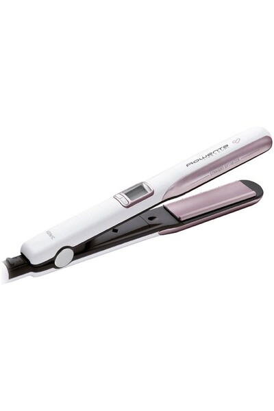 Rowenta Liss & Curls Premium Care SF7660F0 hair straightener, Cashmere Keratin, floating plates, 130-200C