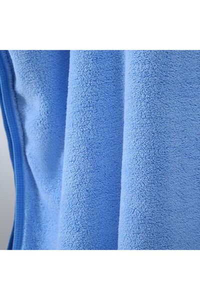 Reiashn Jumana bathrobe with buttons, size XL, blue color