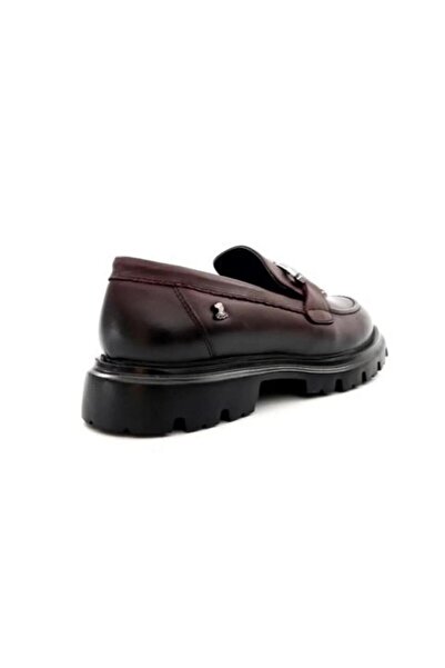 Venüs 2412906 K Women's Genuine Leather Thick Soled Loafer Shoes