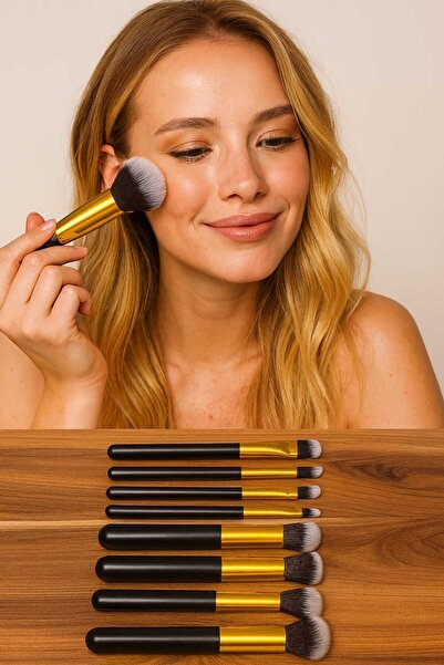 WANDA NARA COSMETİCS Premium Beauty Makyaj Aplikatör Siyah Makyaj Fırça Seti ...