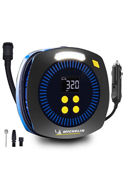Michelin MC27010 12Volt 100 PSI Ayarlanabilir Dijital Basınç Göstergeli Hava ...