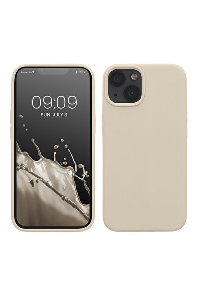 KWmobile Case for Apple iPhone 13, Gray, Silicone, 55878.125