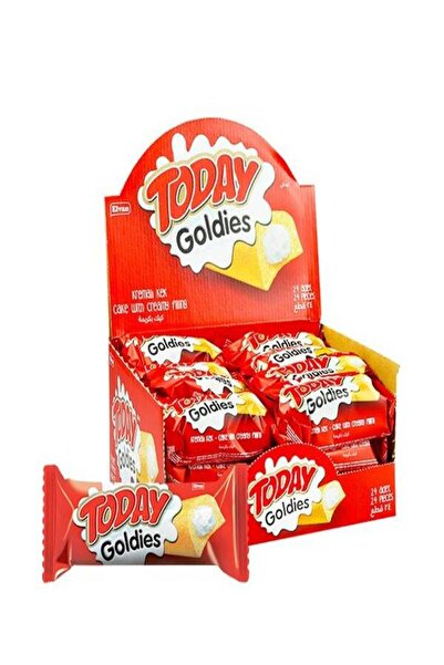 Today كعكة الحليب جولديز 40 جرام. 24 قطعة