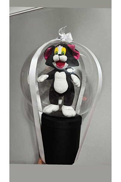 MG بالون بوبو مع لعبة في صندوق أسود مقاس 24 بوصة