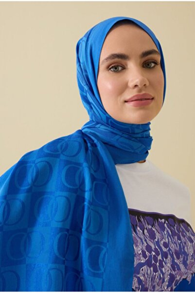 Imannoor dama naia blue şal