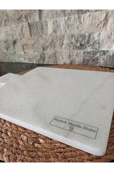 Zeybek Marble White Thin Marble Cutting Board (Zeybekmarblehome)