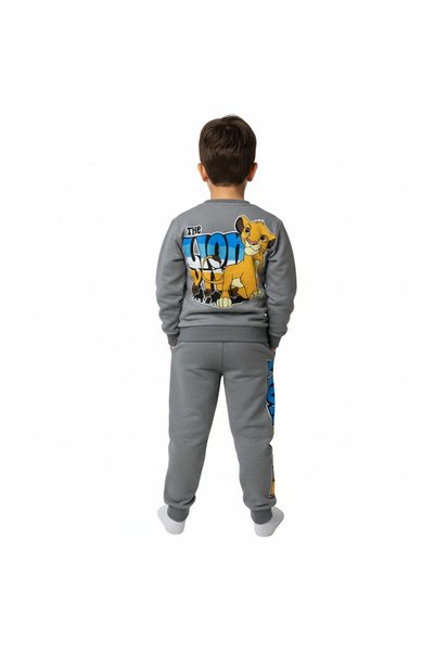 MİLAYS LİFE HOME COLLECTİON Erkek Çocuk 3iplik %100 Pamuk Penye Renkli Eşofman Takımı