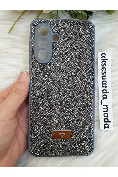 ZB Aksesuarda Moda Samsung Galaxy A17 Compatible Luxury Swrovski Stone Case