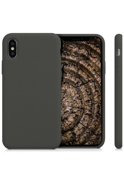 KWmobile Case for Apple iPhone X / iPhone XS, Silicone, Green, 42495.107