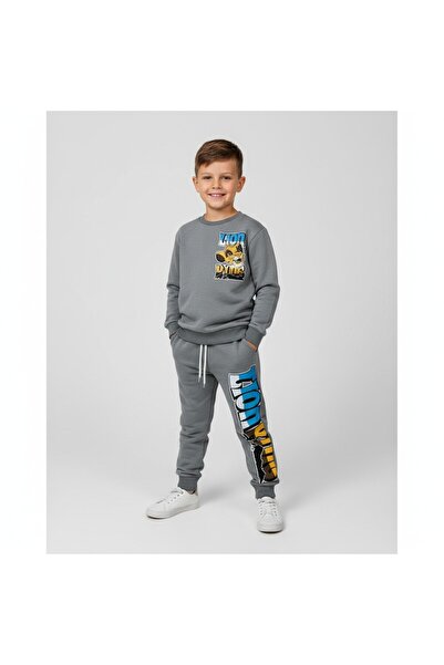 MİLAYS LİFE HOME COLLECTİON Set de trening de iarnă pentru băieți, bumbac 100...