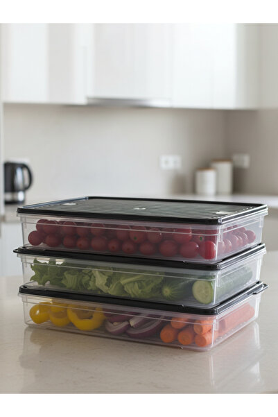 PURE & GLOW HOME 3 Pieces 2.2 Lt. Storage Container