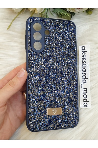 ZB Aksesuarda Moda Samsung Galaxy A17 Compatible Luxury Swrovski Stone Case