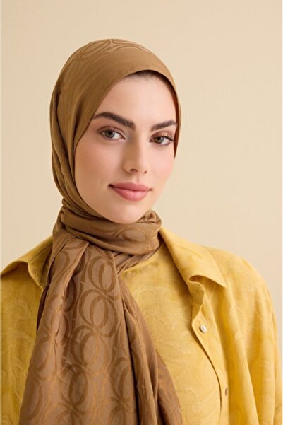 Imannoor Khaki Bambunoor Naia Shawl