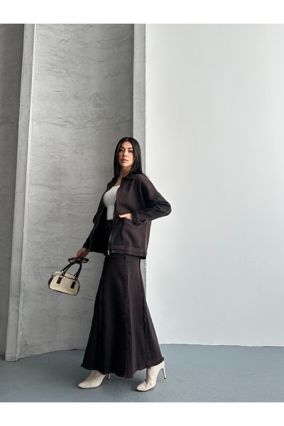 SOLİS MODA WOMEN'S SKIRT SUIT