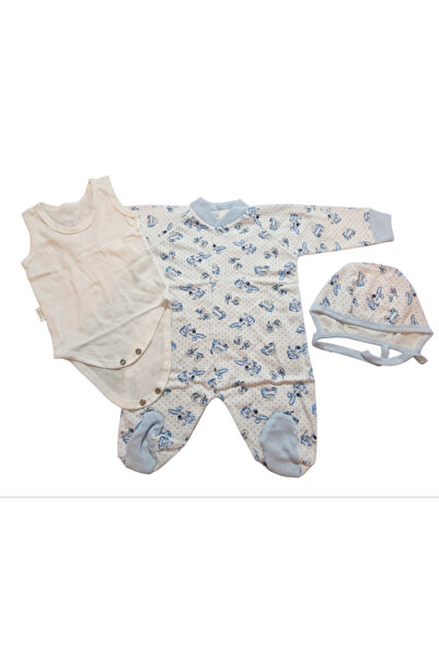 Bubu Kids Creations Set Salopeta, Body și Căciulă Fabricat în România