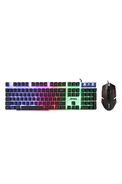 JEDEL-GAMING GK100 RGB Gaming Keyboard Mouse Set