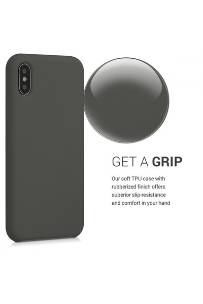 KWmobile Case for Apple iPhone X / iPhone XS, Silicone, Green, 42495.107