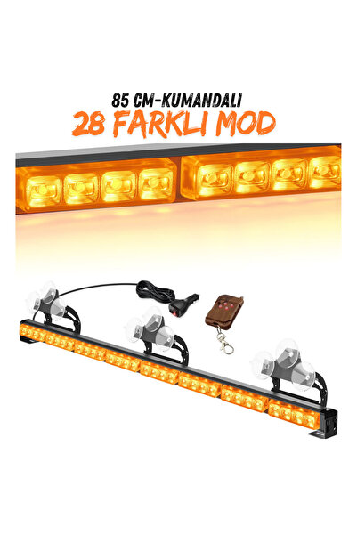 mısırlı grup Tepe LED Bar Led Off Road 12-24V 85 CM Turuncu