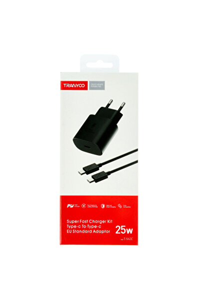 TRANYOO Fast Charge Type-C - Type-C 25W T-SA2C network charger