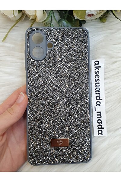 ZB Aksesuarda Moda Samsung Galaxy A07 Compatible Luxury Swrovski Stone Case