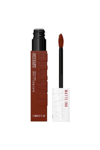 Maybelline New York Ruj de buze rezistent la transfer, Maybelline, Superstay Matte Ink 515 Renegade, 5 ml
