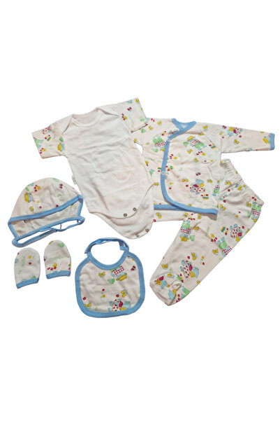 Bubu Kids Creations Costumas nou-născut din 6 piese - Fabricat în România