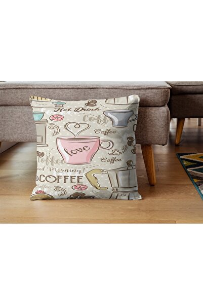 ALAMODECOR Modern Patterned Double-Sided Digital Printed Single Throw Pillow ...