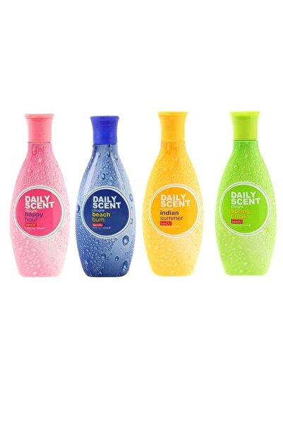 BENCH كولونيا للجسم برائحة يومية - عبوة من 4 قطع (متعددة الألوان، 125 مل)