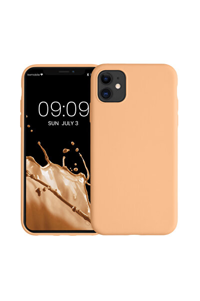 KWmobile Case for Apple iPhone 11, Silicone, Gray, 50791.138