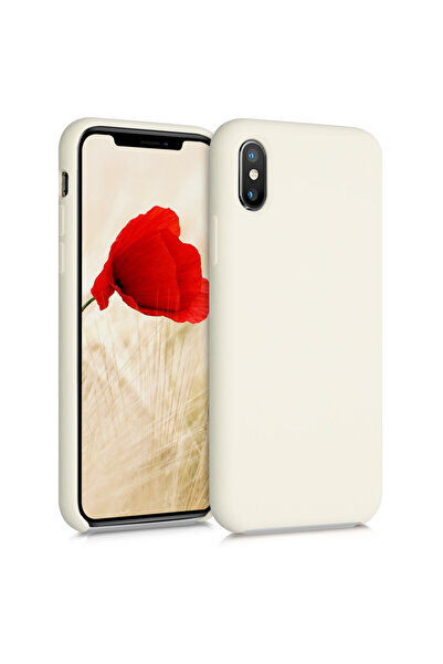 KWmobile Case for Apple iPhone X / iPhone XS, Silicone, Beige, 46313.204