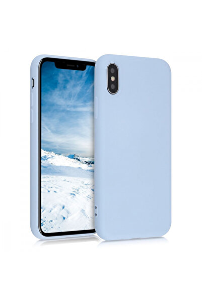 KWmobile Case for Apple iPhone X / iPhone XS, Silicone, Blue, 49982.58