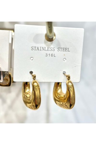 stainles steel أقراط ذهبية من الفولاذ المقاوم للصدأ 316L