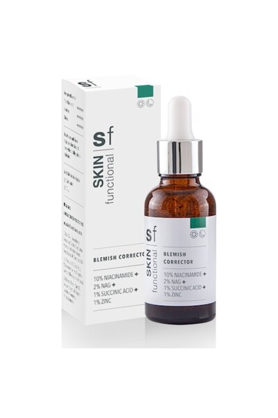 Skin Functional Anti-Imperfection Serum, with 10% Niacinamide, 2% NAG, 1% Succinic Acid and 1% Zinc, Strong Anti-Imperfection Effect