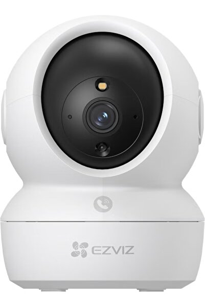 EZVIZ H6c Pro 3MP Smart Wi-Fi Dome Camera (2-Pack) - White, Motion Detection, Smart Tracking, Two-Wa