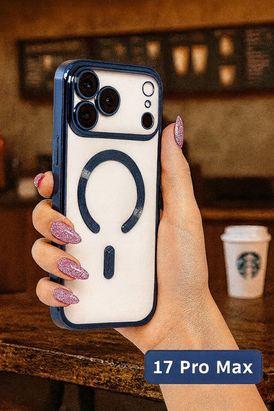 Case collection iPhone 17 Pro Max Magnetic Transparent Case |   Magsafe Compatible Slim Design Soft Cover