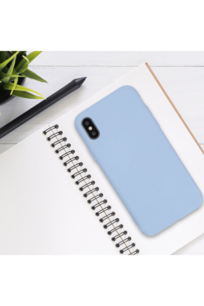 KWmobile Case for Apple iPhone X / iPhone XS, Silicone, Blue, 49982.58