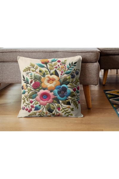 ALAMODECOR Modern Patterned Double-Sided Digital Printed Single Throw Pillow Cover (1 Piece)