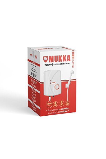 mukka Termo Mk 4070 Ani Su Isıtıcı Şofben 7500w